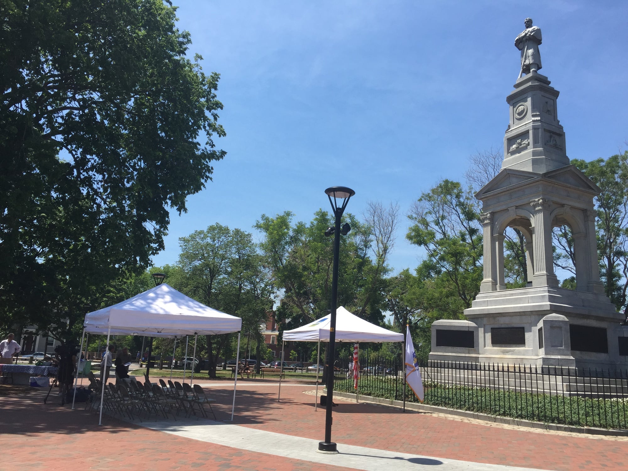Cambridge Common reopened on June 26 after a large reconstruction project.
