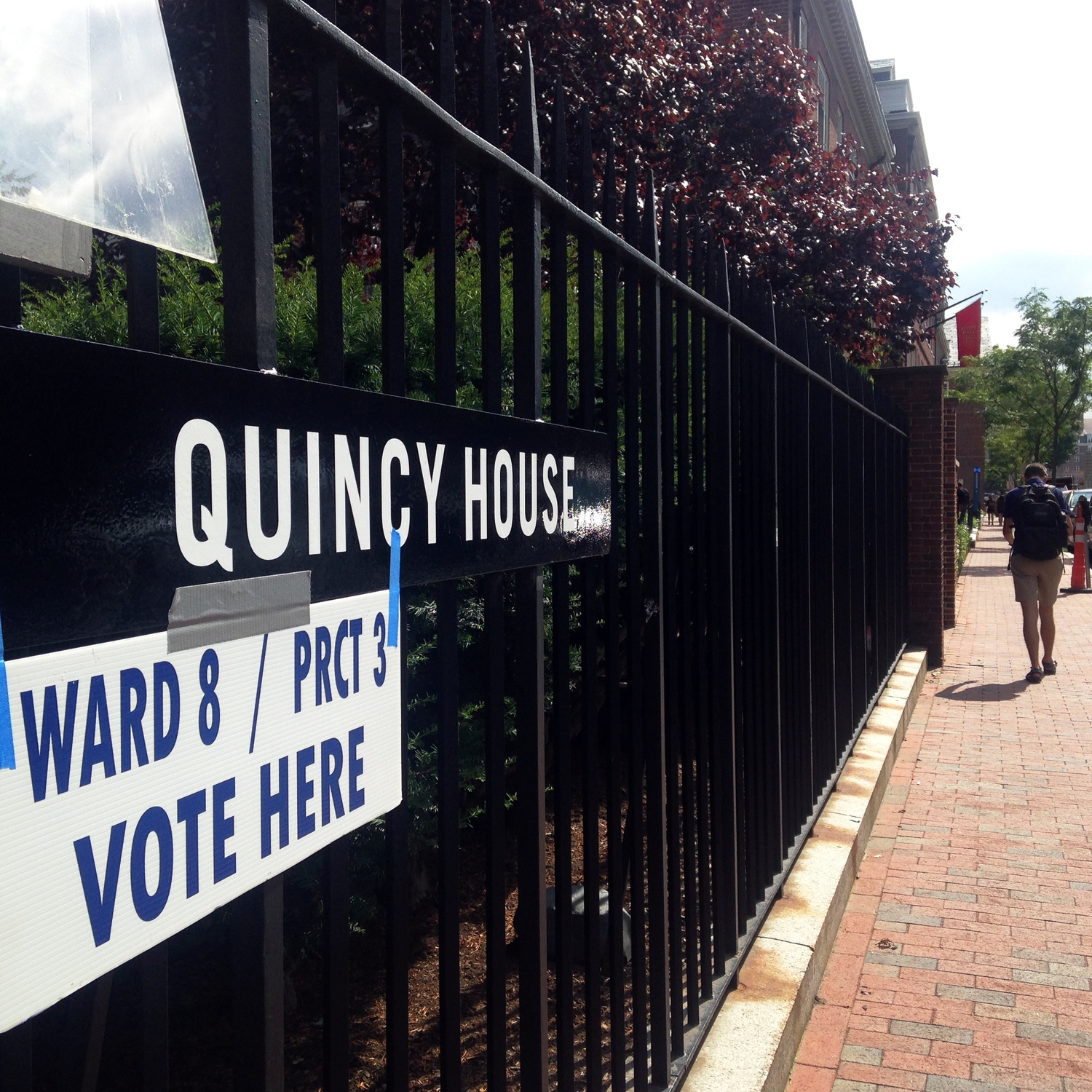 During the 2018 U.S. midterms, Quincy House was one of several on-campus poll locations.