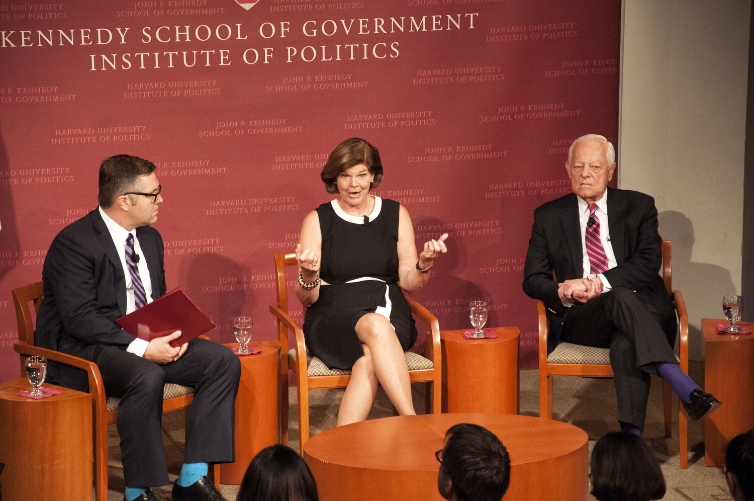 Former White House Correspondent and current IOP fellow Ann Compton speaks with former CBS reporter Bob L. Schieffer and moderator Nicco Mele on media’s changing role in the 2016 election.