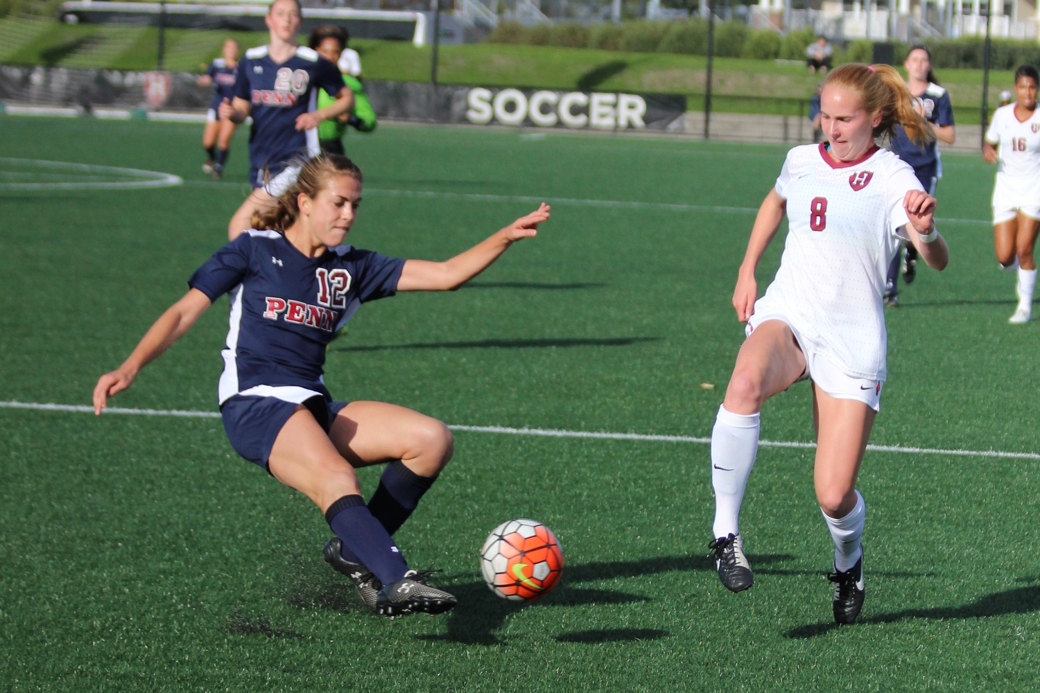 Last Saturday at Penn, Joan Fleischman helped anchor Harvard up top as the Crimson continued a three-game winning streak with a 1-0 victory.