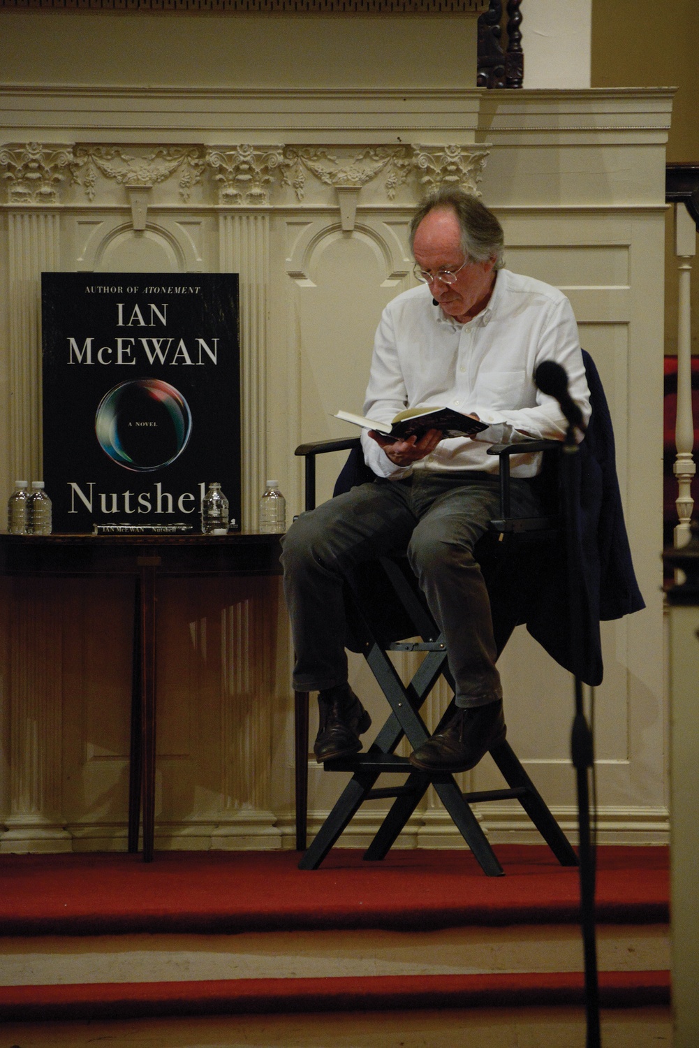 Ian McEwan, author of Atonement, reads aloud a chapter of his newest book, Nutshell. 