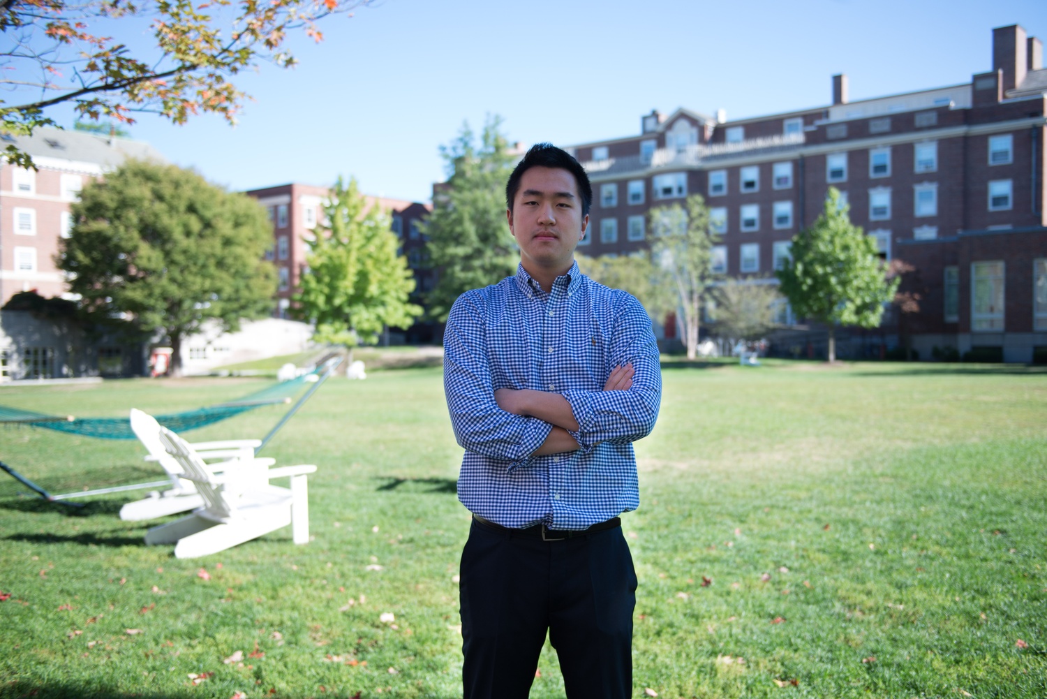Jin K. Park '18 learned English when he moved to the United States when he was 7 years old.