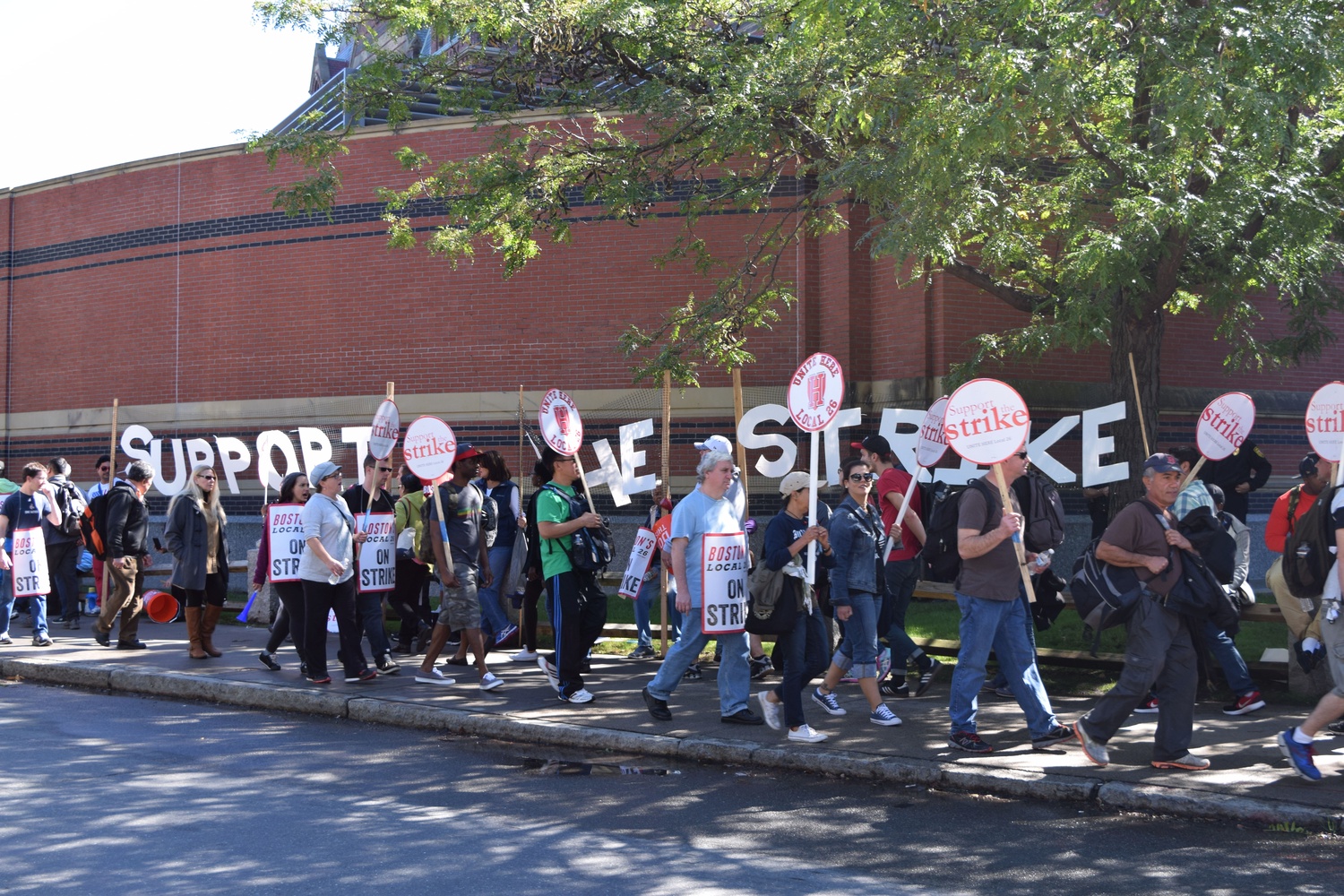 HUDS employees began their strike last week.