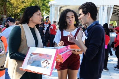 Cover image for UC Hands out Donuts to HUDS Strikers