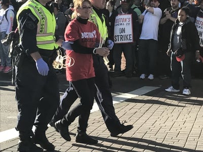 Cover image for HUDS Worker Escorted Away