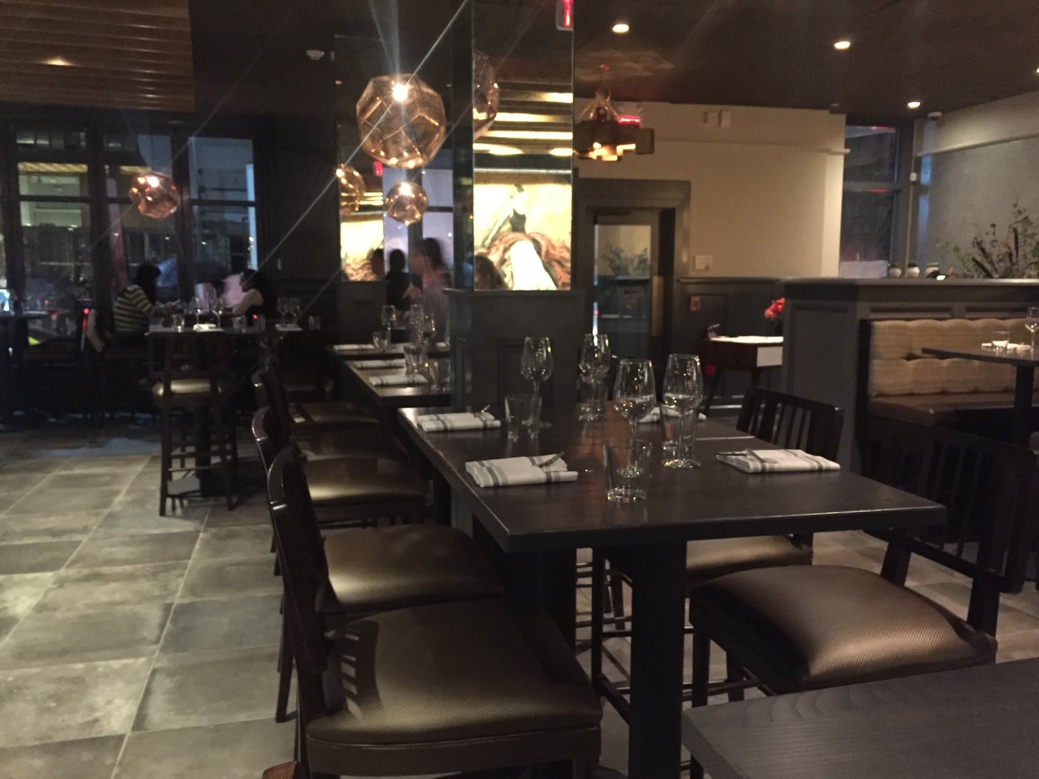 The interior of En Boca, which opened its doors in Harvard Square earlier this month.