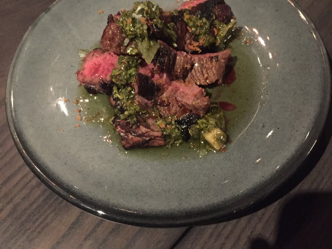 The bavette was...better than the sirloin tips we've been getting during the strike? We guess?
