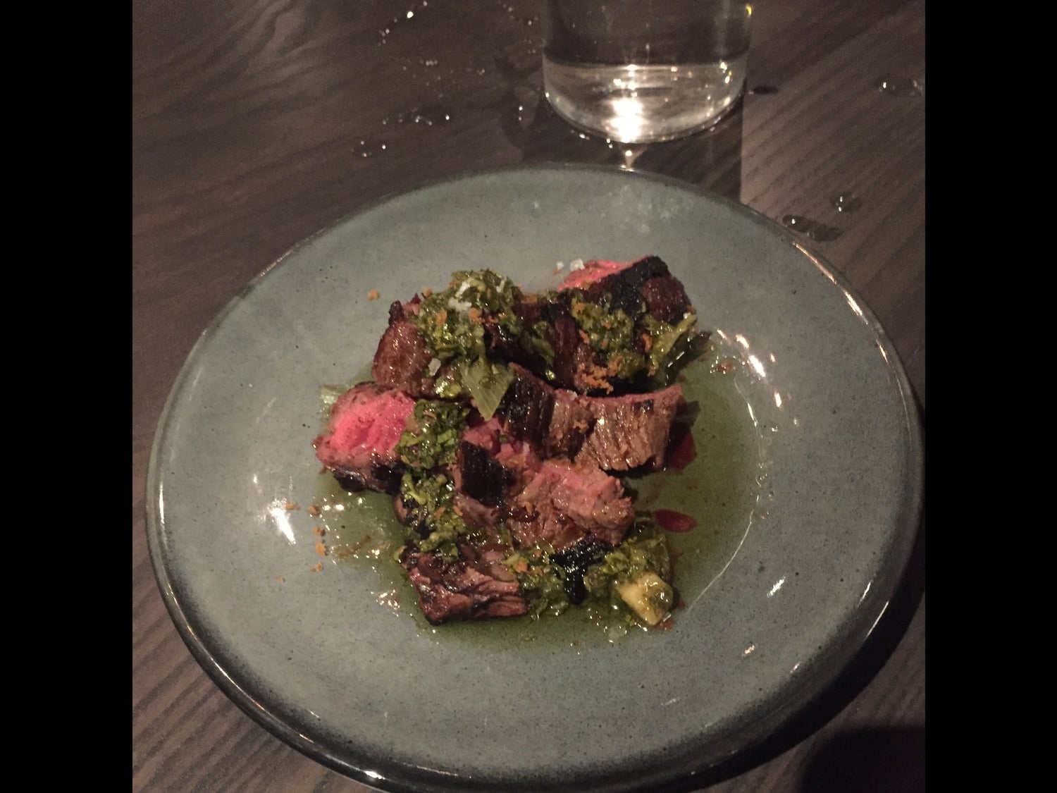 The bavette was...better than the sirloin tips we've been getting during the strike? We guess?
