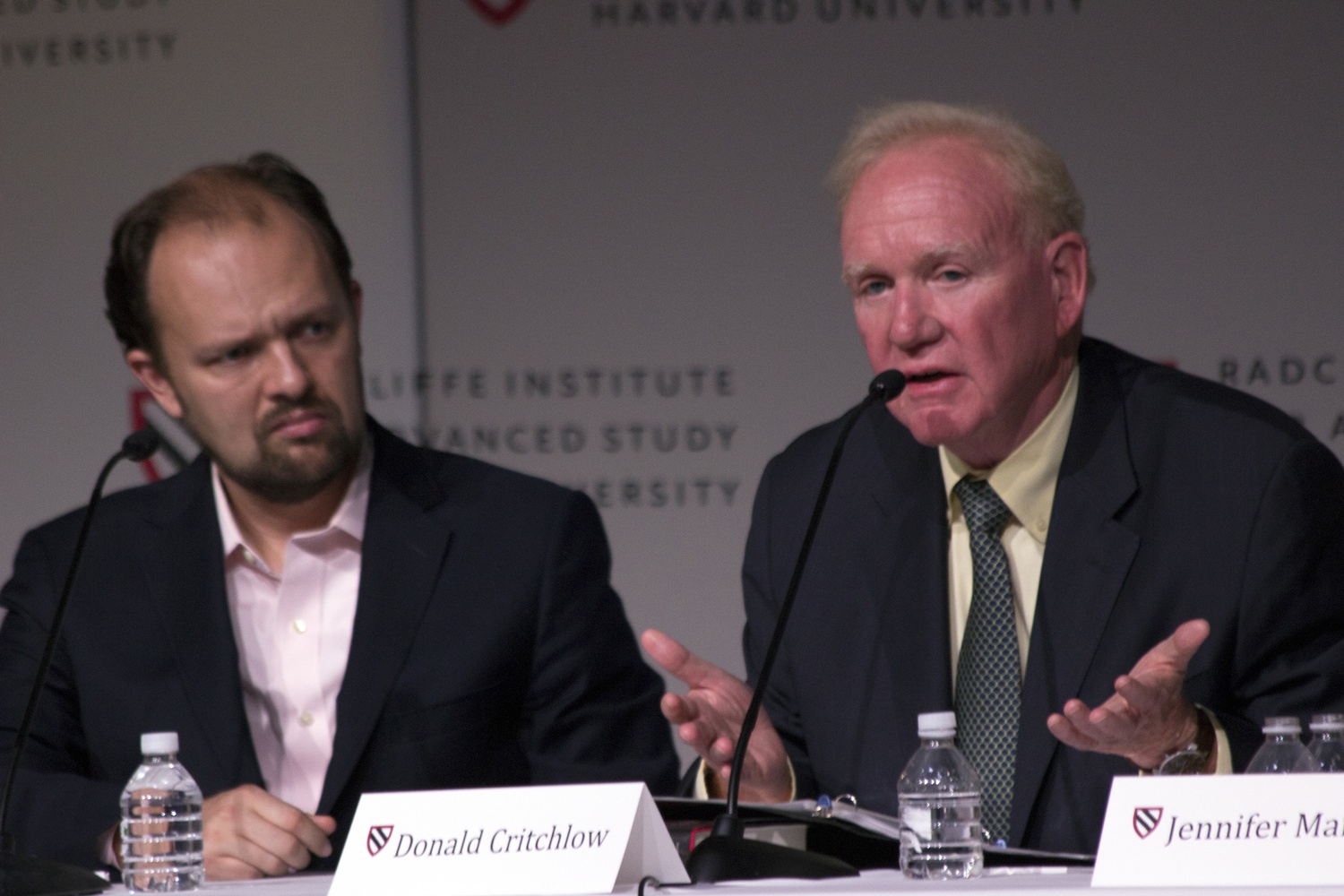 Conservative New York Times columnist Ross G. Douthat ‘02 and historian Donald T. Critchlow led a panel discussion on women’s roles, family values, homosexuality, and reproductive policy at the Knafel Center Monday afternoon. The Schlesinger Library hosted the event as a part of an initiative to create a more complete and balanced history of our times. 