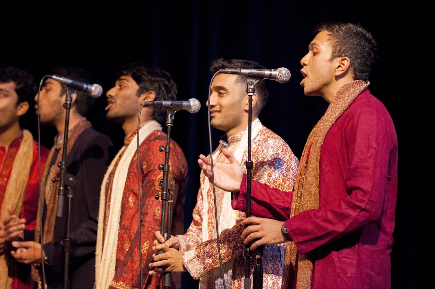 “Penn Masala,” the world’s first and leading South Asian a capella group performs at the Cambridge Rindge and Latin School on Saturday evening. 
