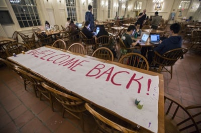 Cover image for HUDS Workers Return to Dining Halls