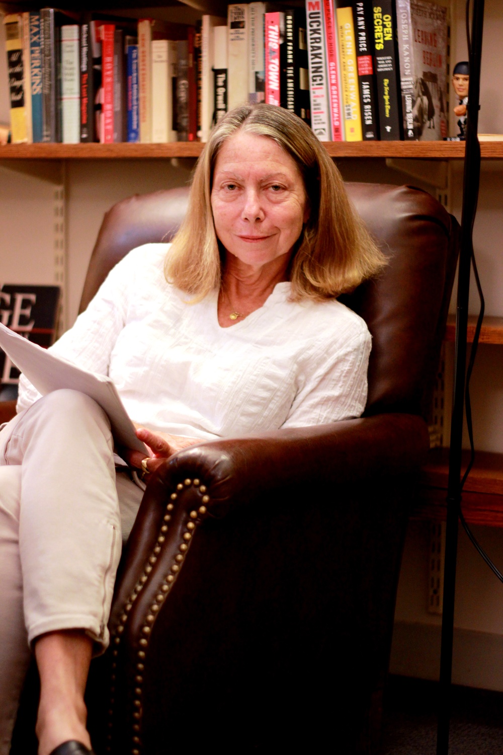Professor Jill E. Abramson '76 teaches a course entitled “Politics and Journalism.”