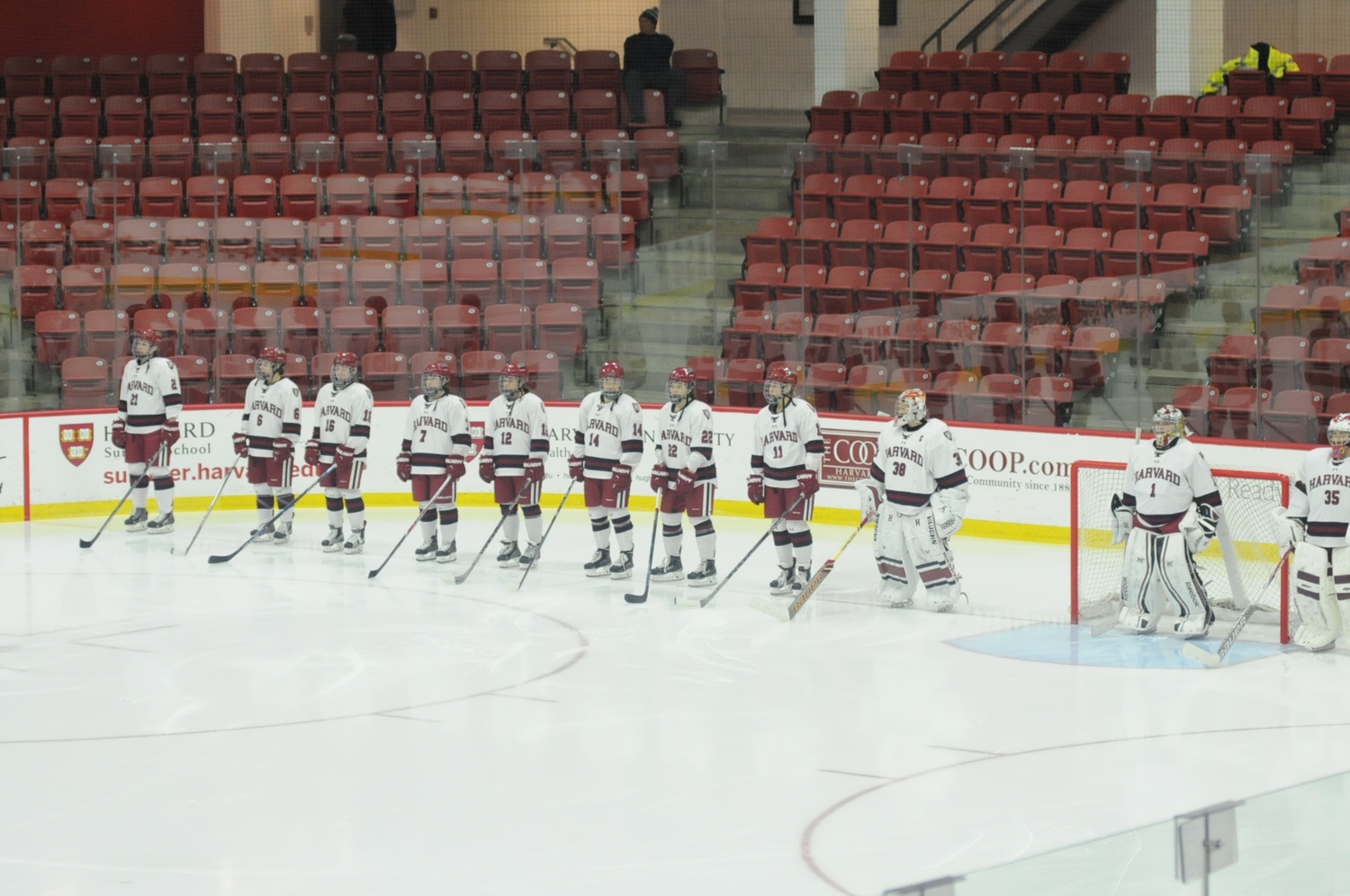 The 2016-2017 Harvard women's hockey team must replace a number of key starters, especially graduated goalkeeper Emerance Maschmeyer.