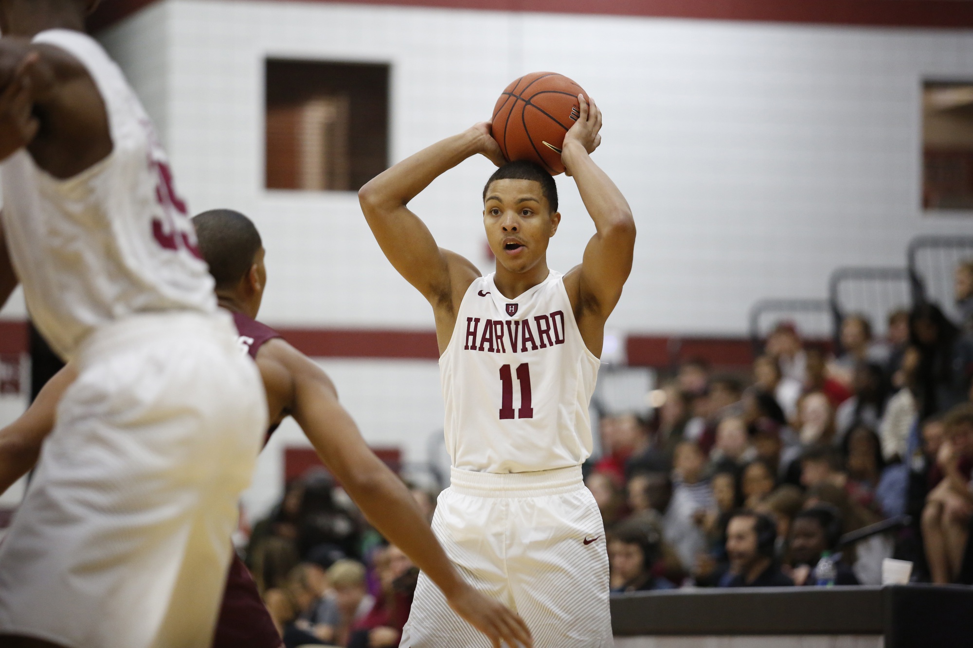 Freshmen point guard Bryce Aiken is one of the Crimson's seven freshmen, who make up the 10th best recruiting class in the country. 