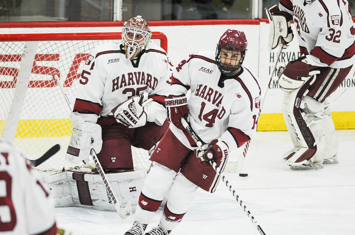 Senior center Alexander Kerfoot recorded a career-high 34 points last season before being named a Harvard co-captain in April.