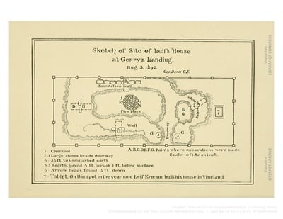 Cover image for Plan of Leif Erikson's House