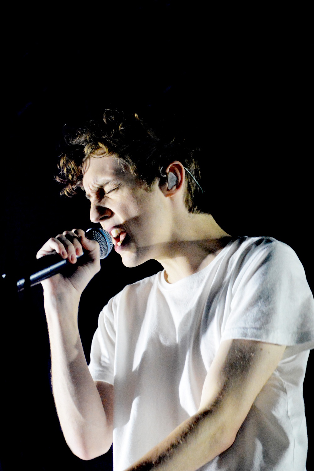 Troye Sivan, singer-songwriter and YouTube personality, performs at Agganis Arena in Boston on Friday evening. Sivan’s performance included multiple speeches about the election results directed towards groups targeted by Trump’s rhetoric, as well as multiple BGLTQ displays. 