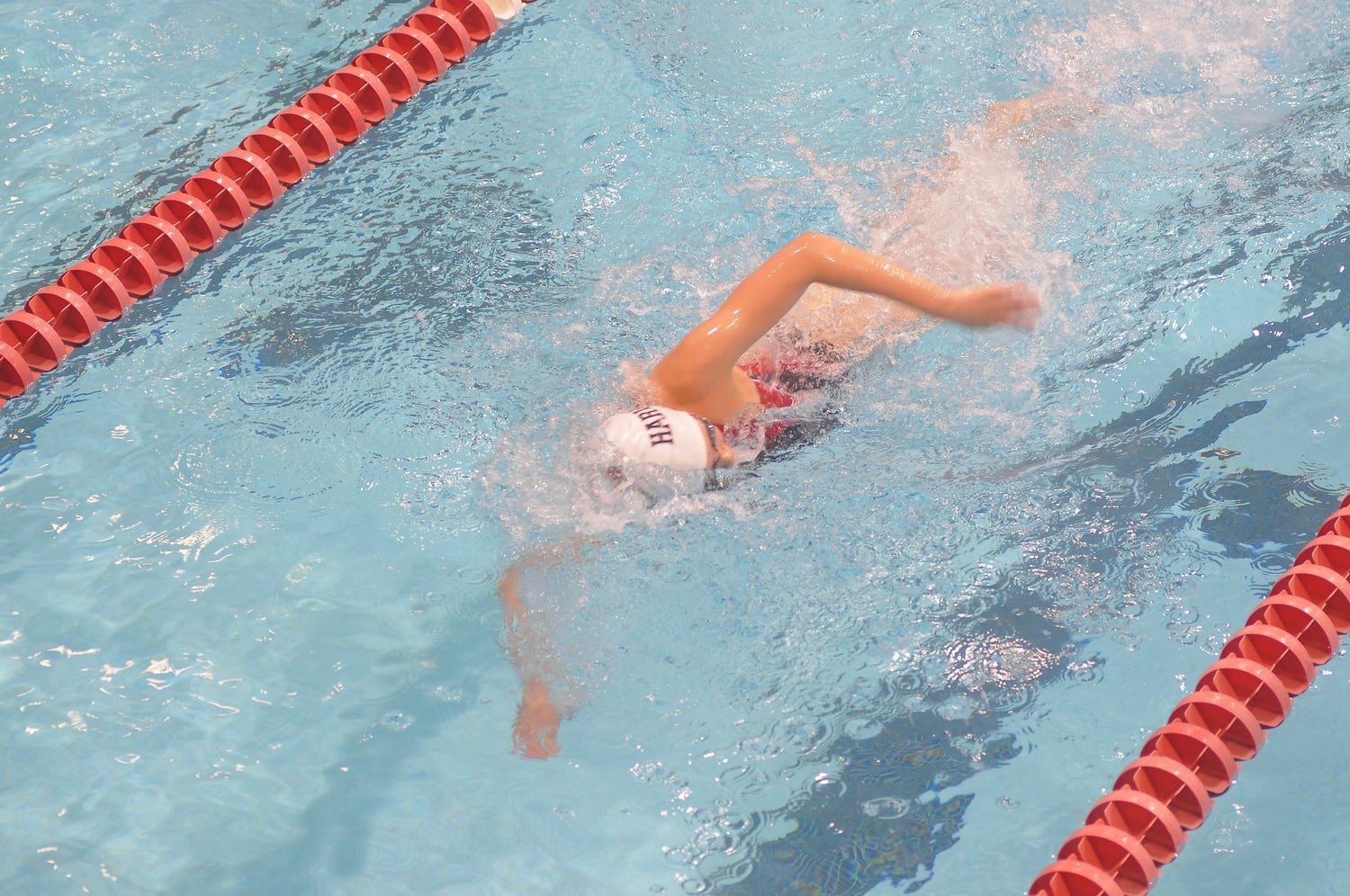 This weekend the Harvard women's swimming and diving team opened its season with a dominating performance.