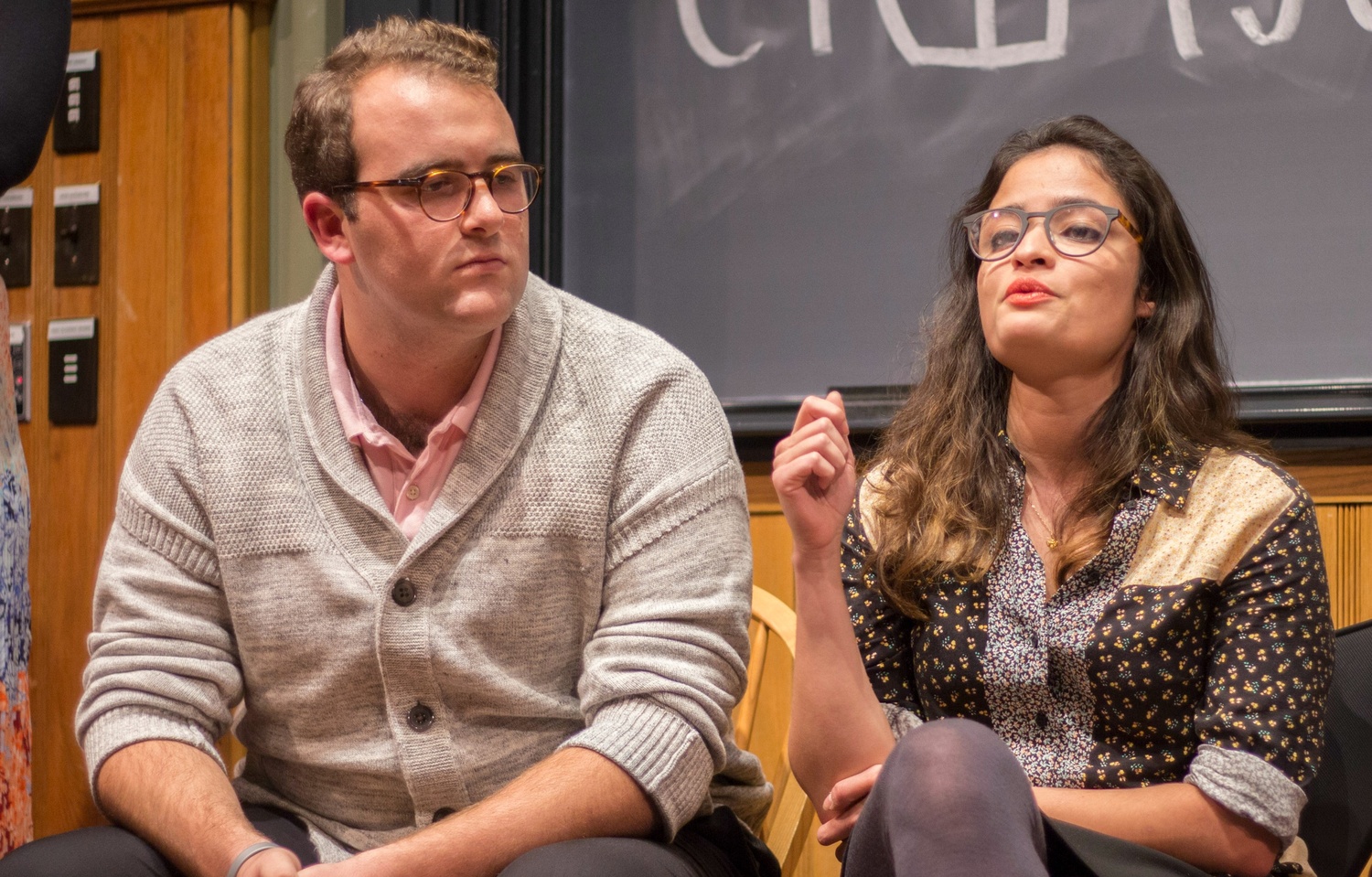 Yasmin Z. Sachee ’18 and Cameron K. Khansarinia ’18