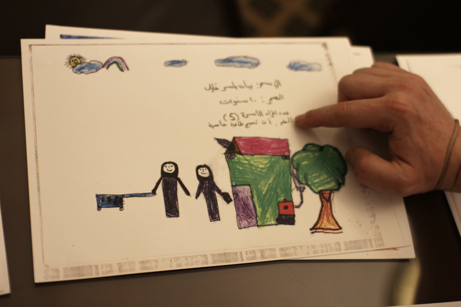 This weekend, the Business School featured an exhibit of drawings by Syrian children, in order to spread awareness for the UK based charity, From Syria With Love.