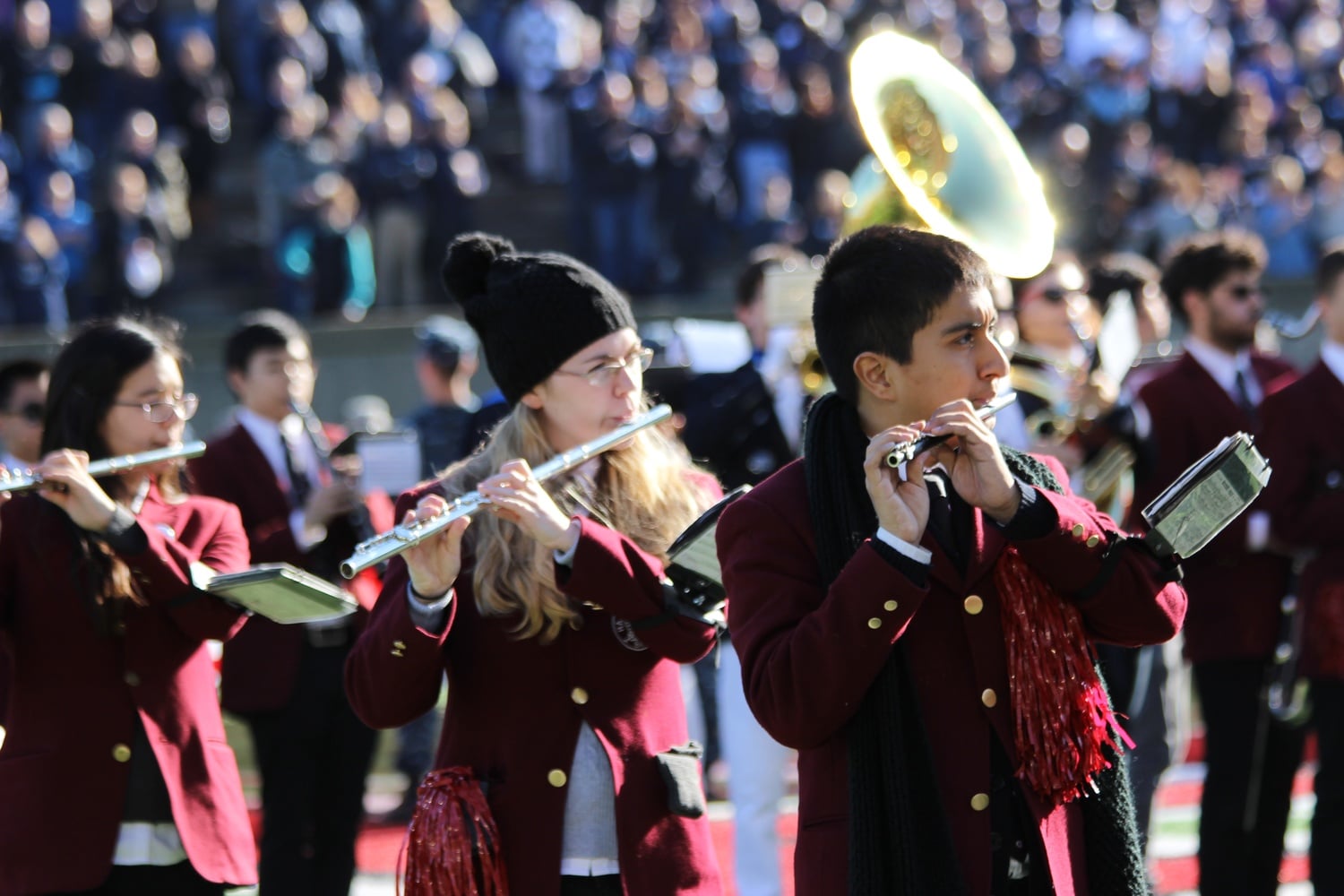 The Harvard Band performing in 2016.