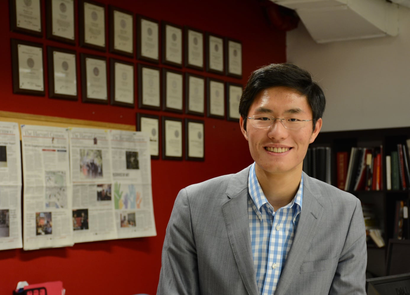 Derek K. Choi '18 will lead the 144th Guard of The Harvard Crimson.