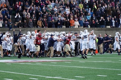 Cover image for NOTEBOOK: Football's Offense, Fourth-Down Defense Struggles in 133rd Playing of The Game