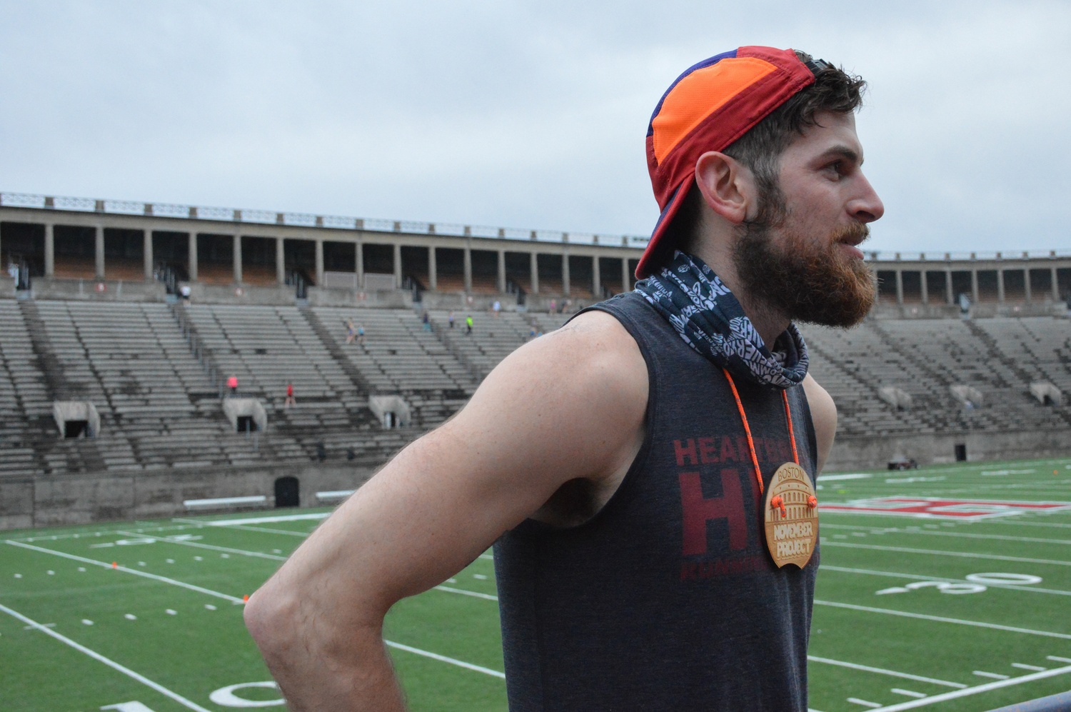 Conor Hayden, a Cambridge resident, has been participating in the November Project for three and a half years.