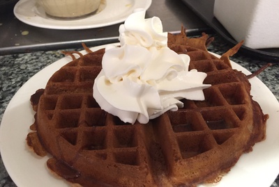 Cover image for Dining Delights: Chocolate Waffles
