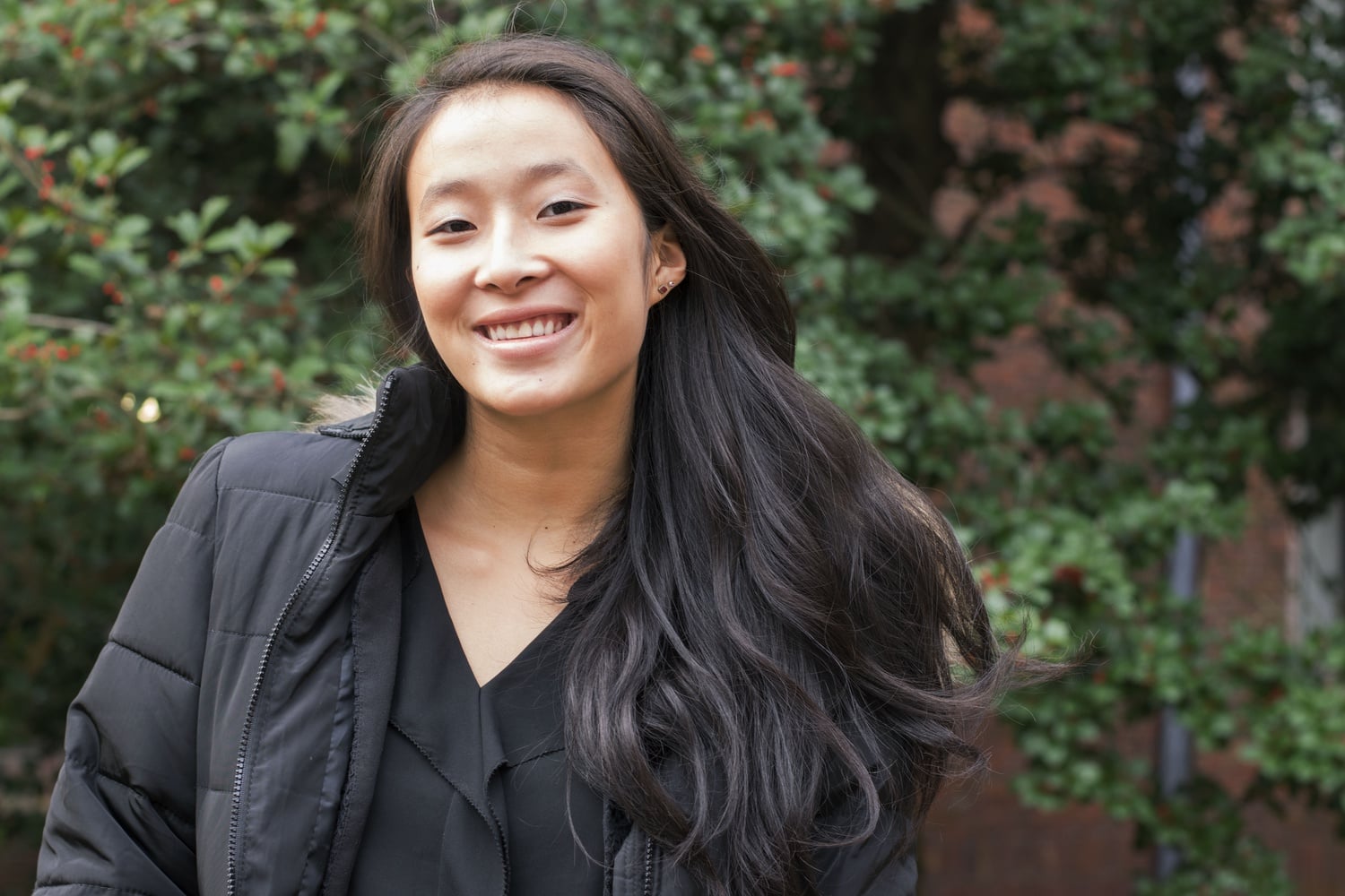 Nadya Okamoto ’20—the founder and executive director of Camions of Care, an organization dedicated to supporting menstrual hygiene—lives in Canaday.