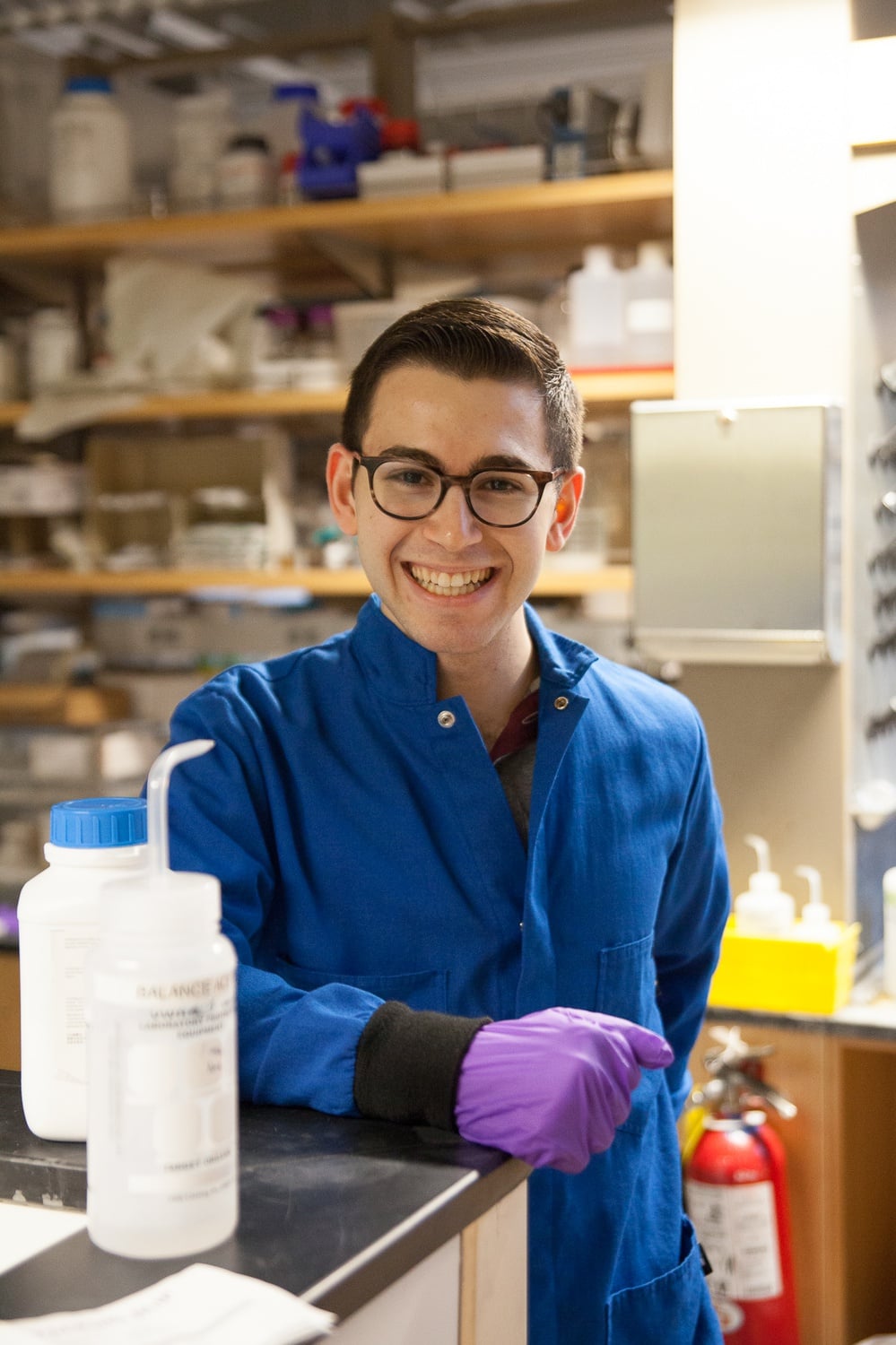 Joshua A. Meier ’18 is a Computer Science and Chemistry concentrator.  His research centered on the aging process of stem cells and its application to cancer.