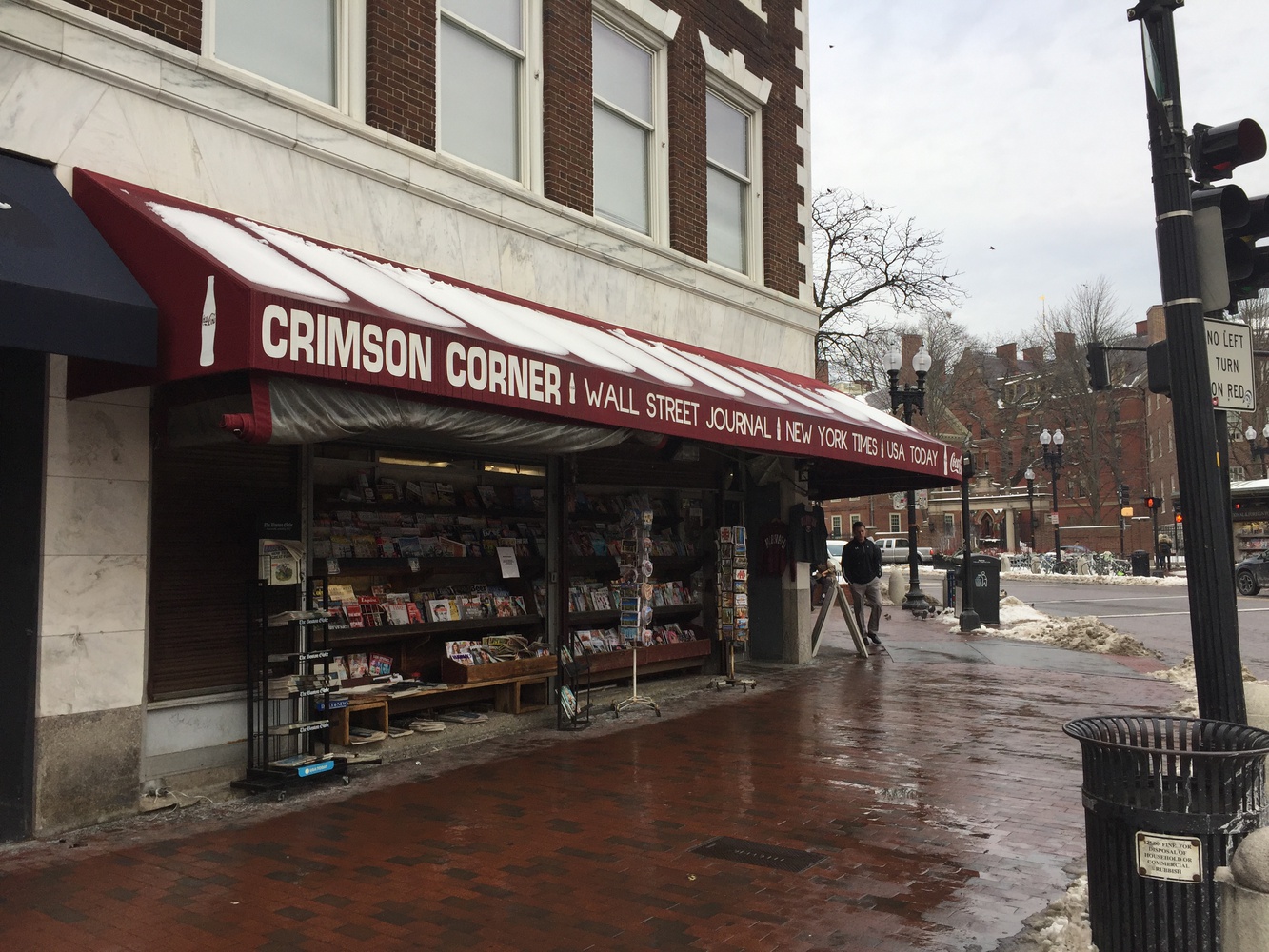 Crimson Corner, a family-owned newsstand and souvenir shop, may close after 54 years in Harvard Square. 