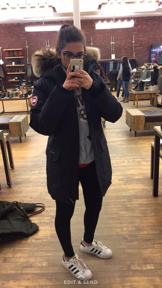 Trying on these jackets was definitely a daunting experience.