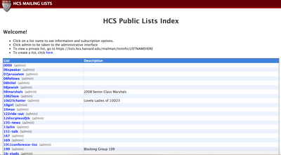 Cover image for The Best Mailing Lists at Harvard (no, not Harvard Leads)