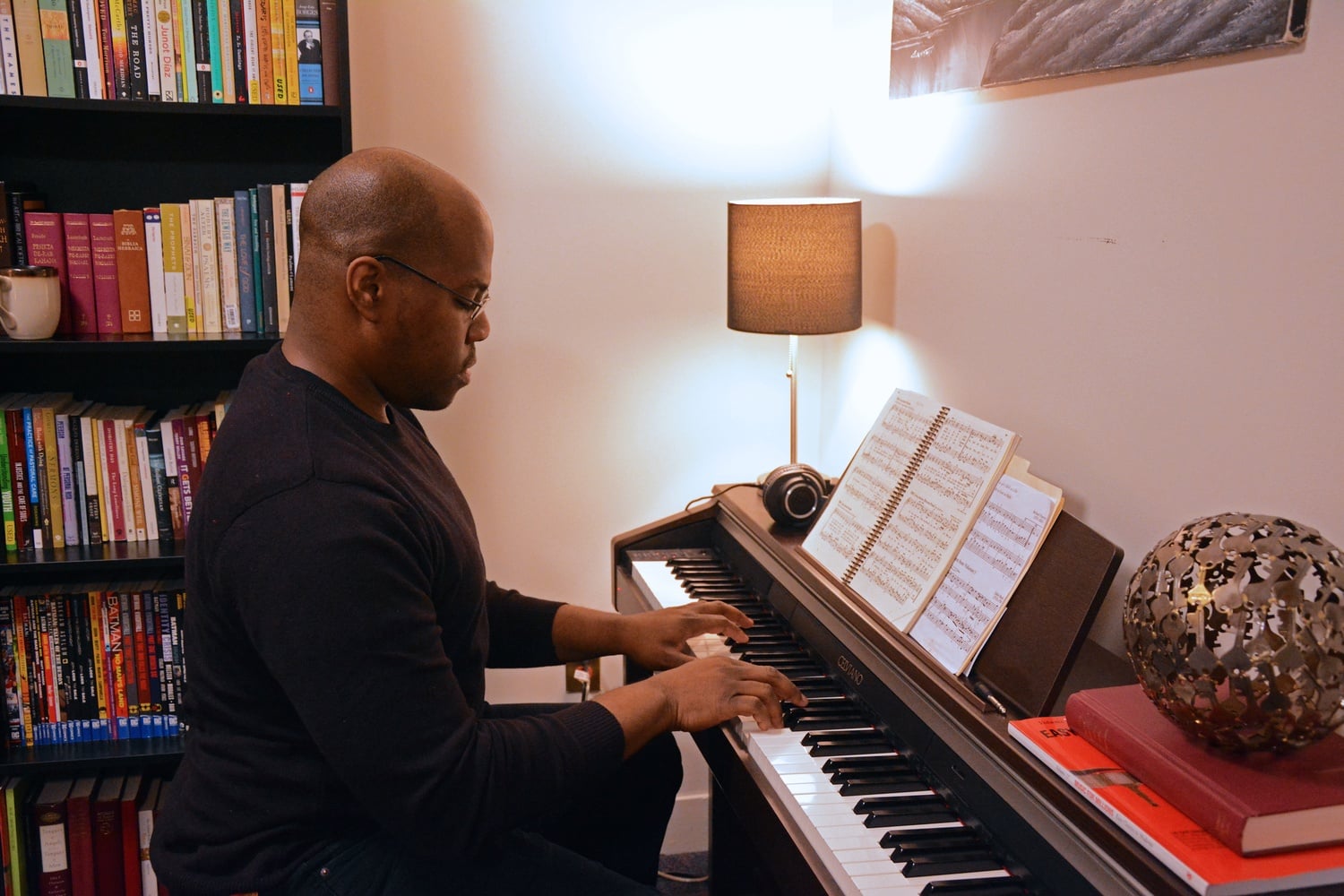 A classical music-lover, Scarborough would memorize Bach and “play” it from memory in his head when he didn’t have access to a recording.
