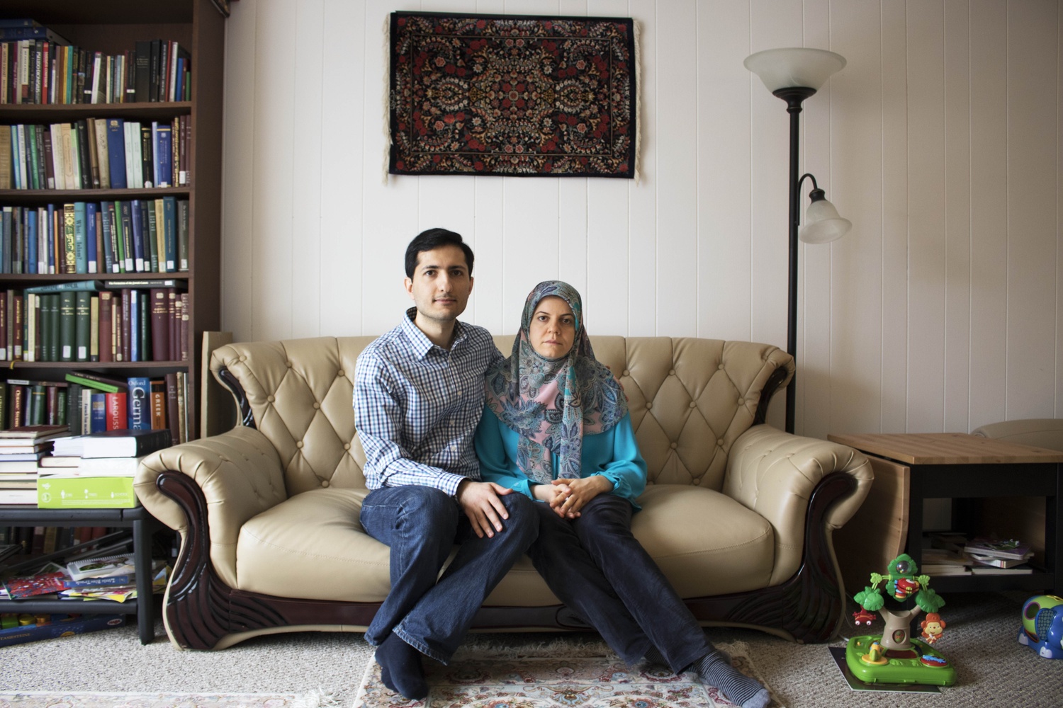 Mohsen Goudarzi and Narges Afshordi are a married couple who traveled from Iran eight years ago to do research and pursue postgraduate degrees at Stanford and now Harvard.