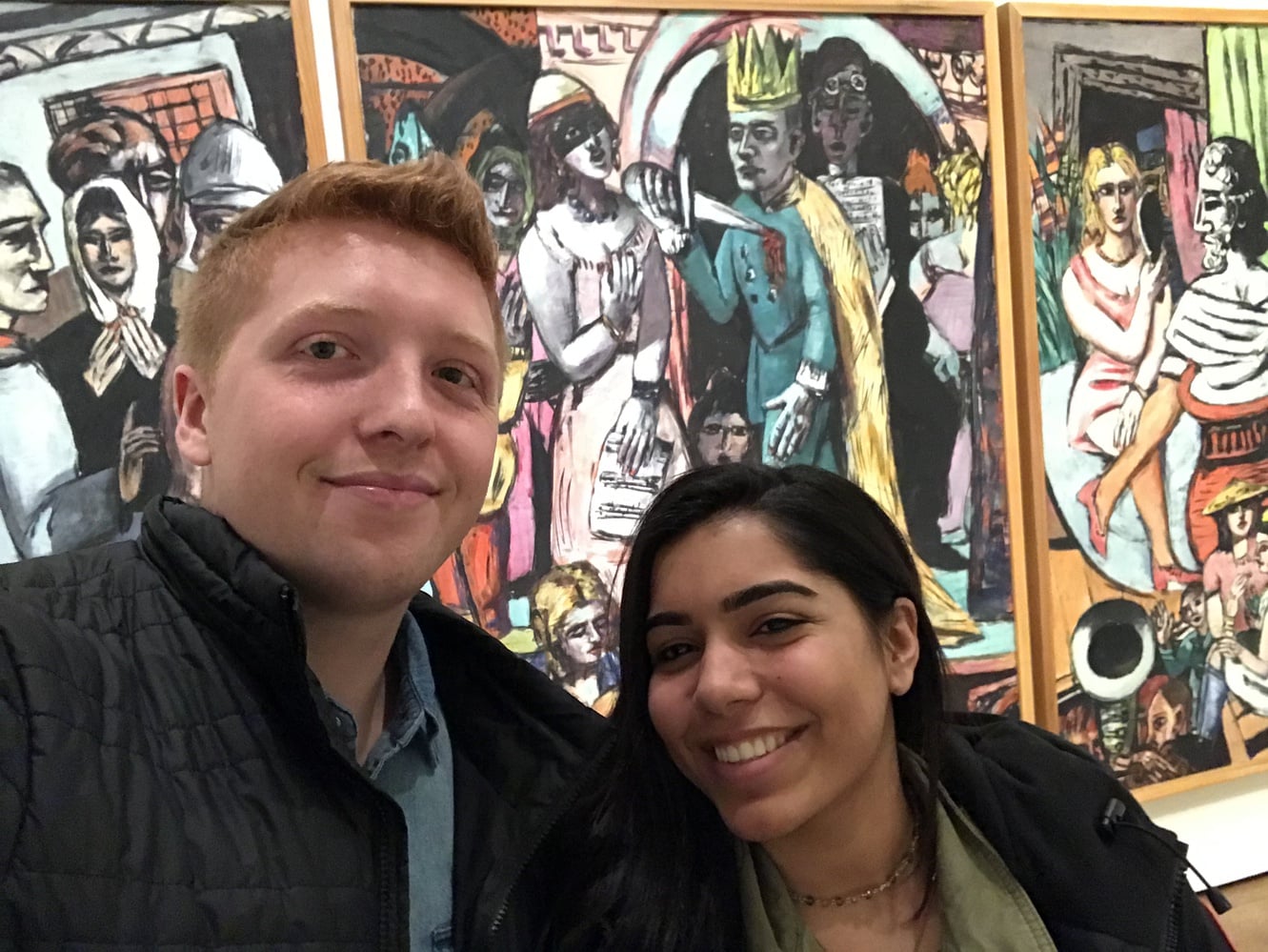 Gunnar and Milan share a selfie after their date. 