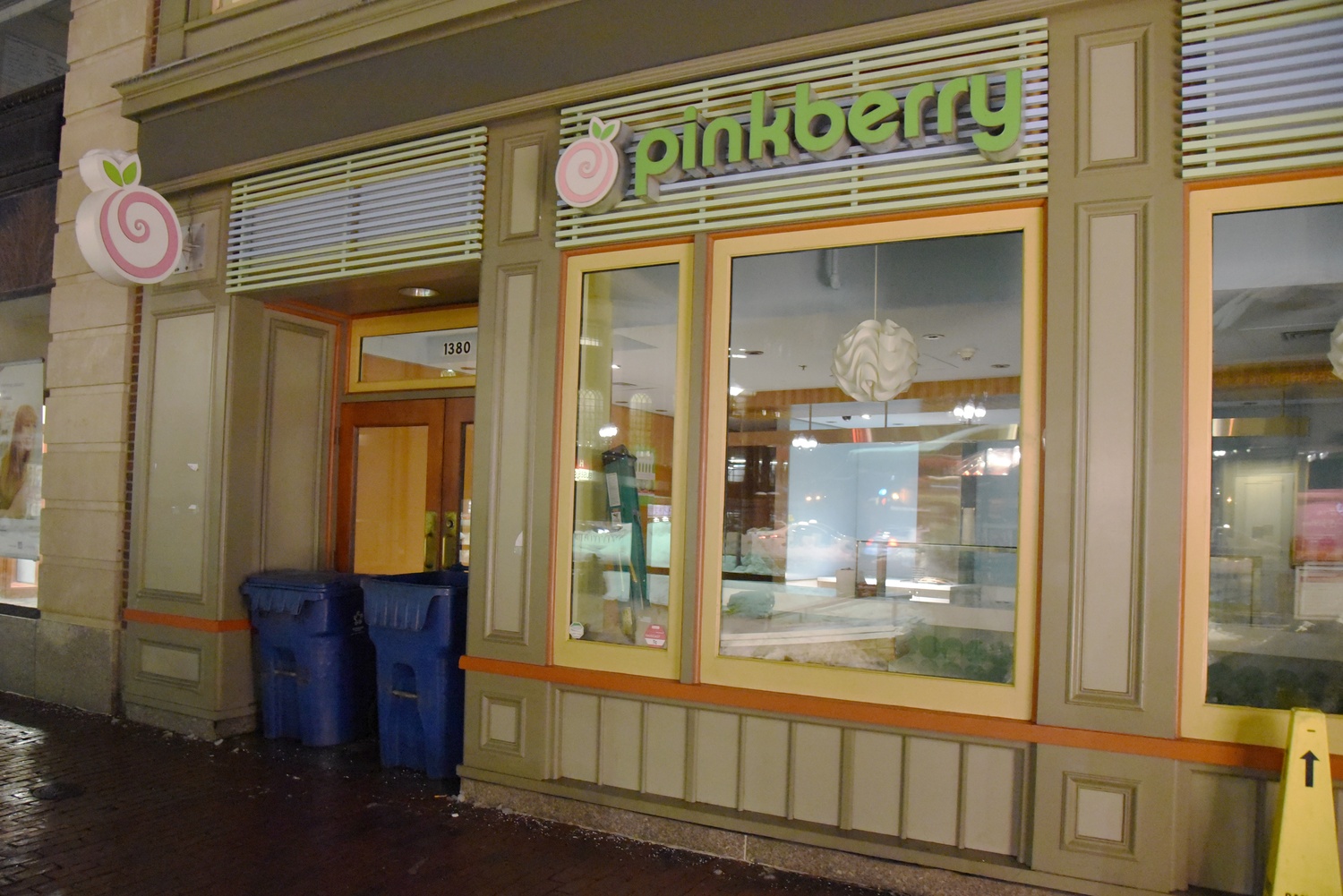 Pinkberry located at 1380 Massachusetts Ave has closed its doors.