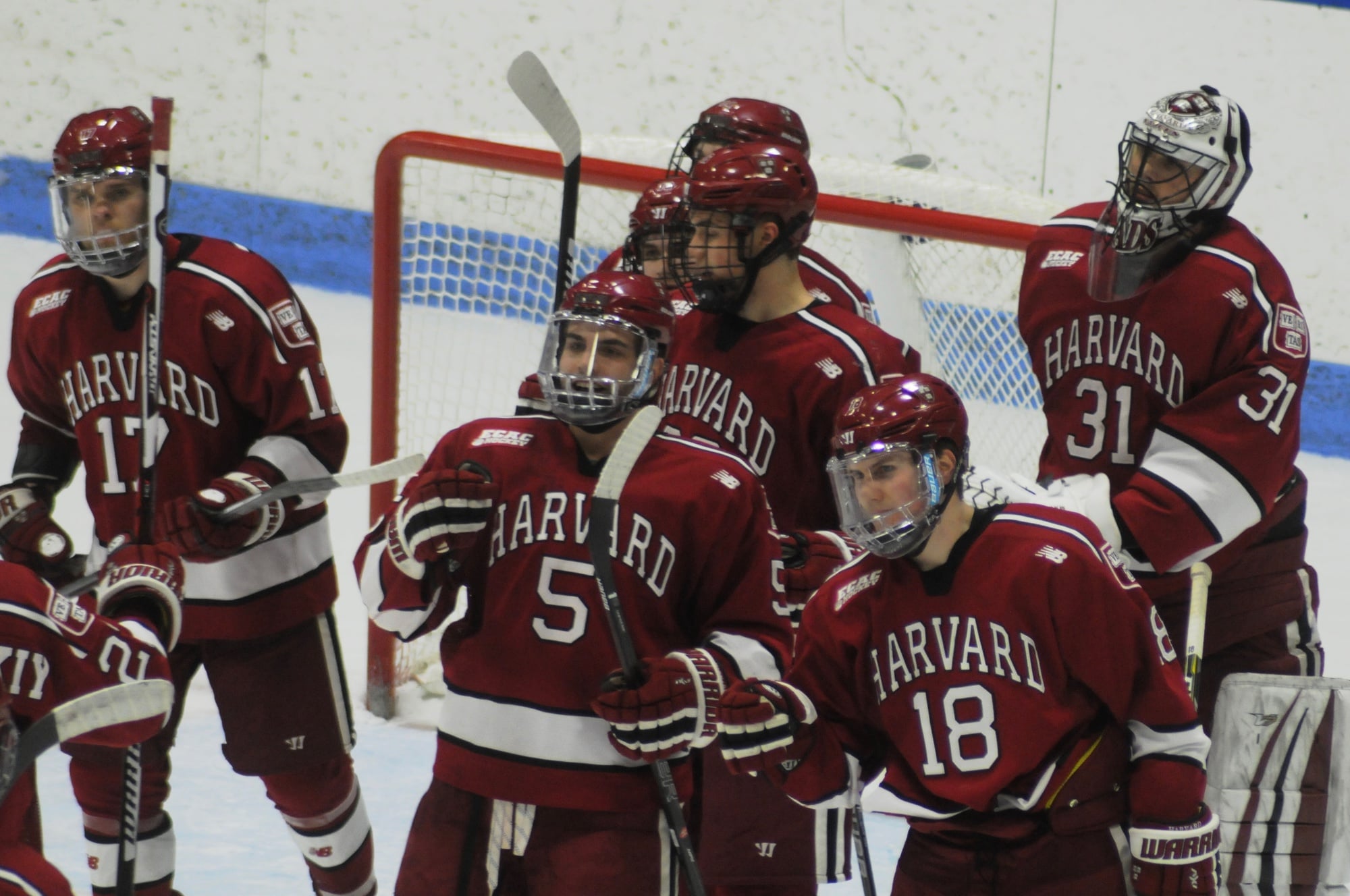 Harvard's 4-2 victory Friday night marked its first road win against Yale since Jan. 29, 2005.