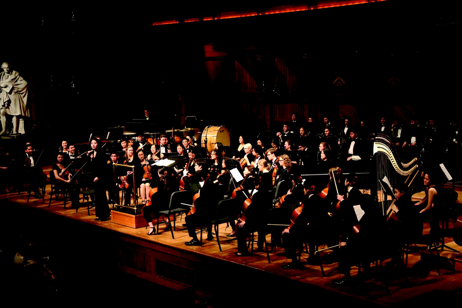 The Harvard Radcliffe Orchestra performs on Saturday night in Sanders Theater.