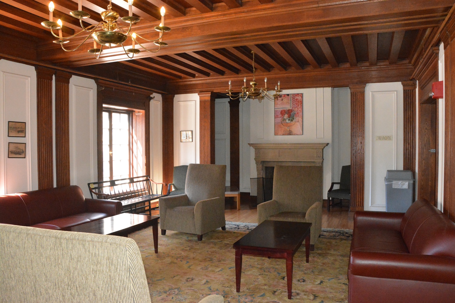 A common room in Cabot House