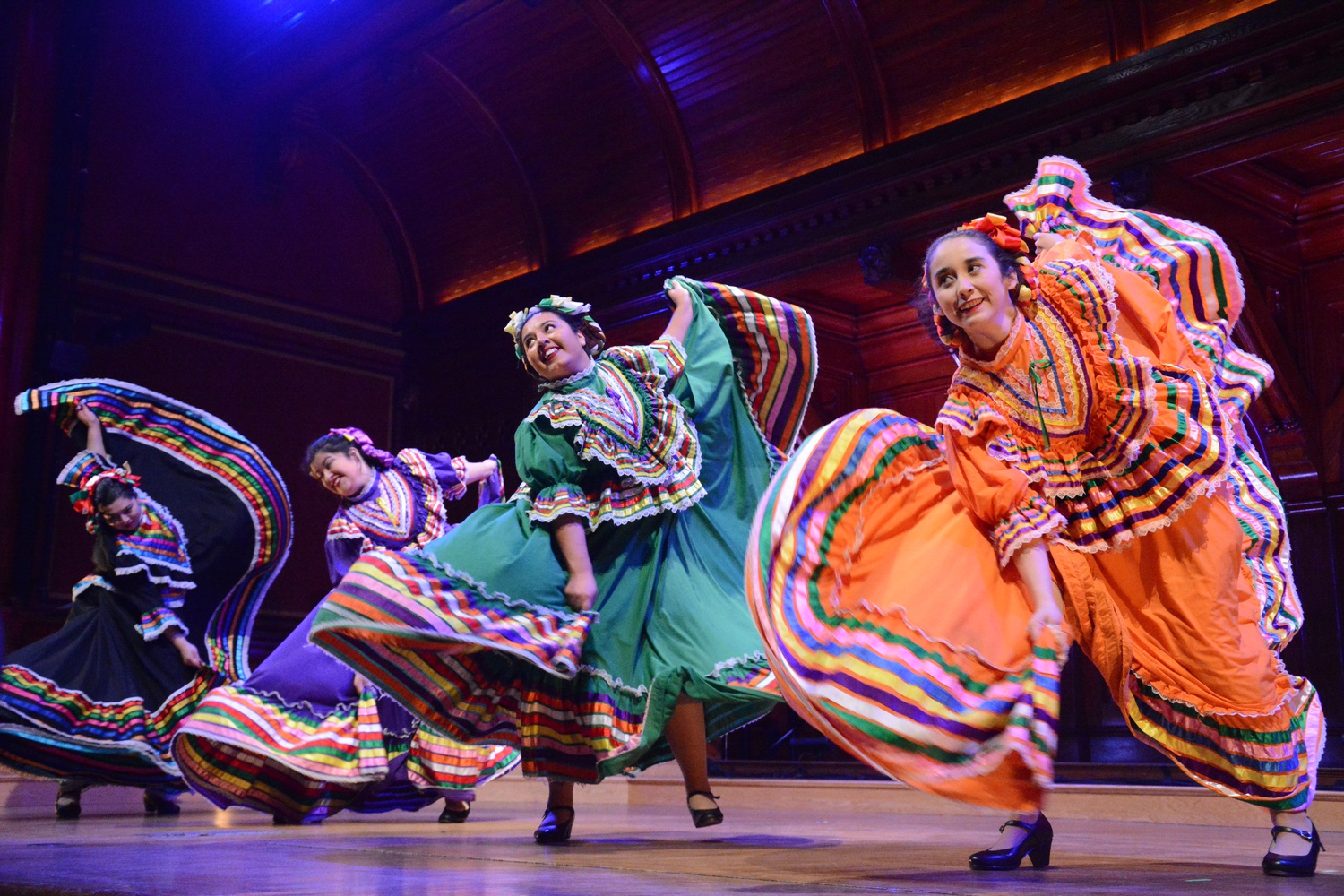 Ballet Folklorico—a traditional Mexican dance group—was the first to perform at Cultural Rhythms this weekend.