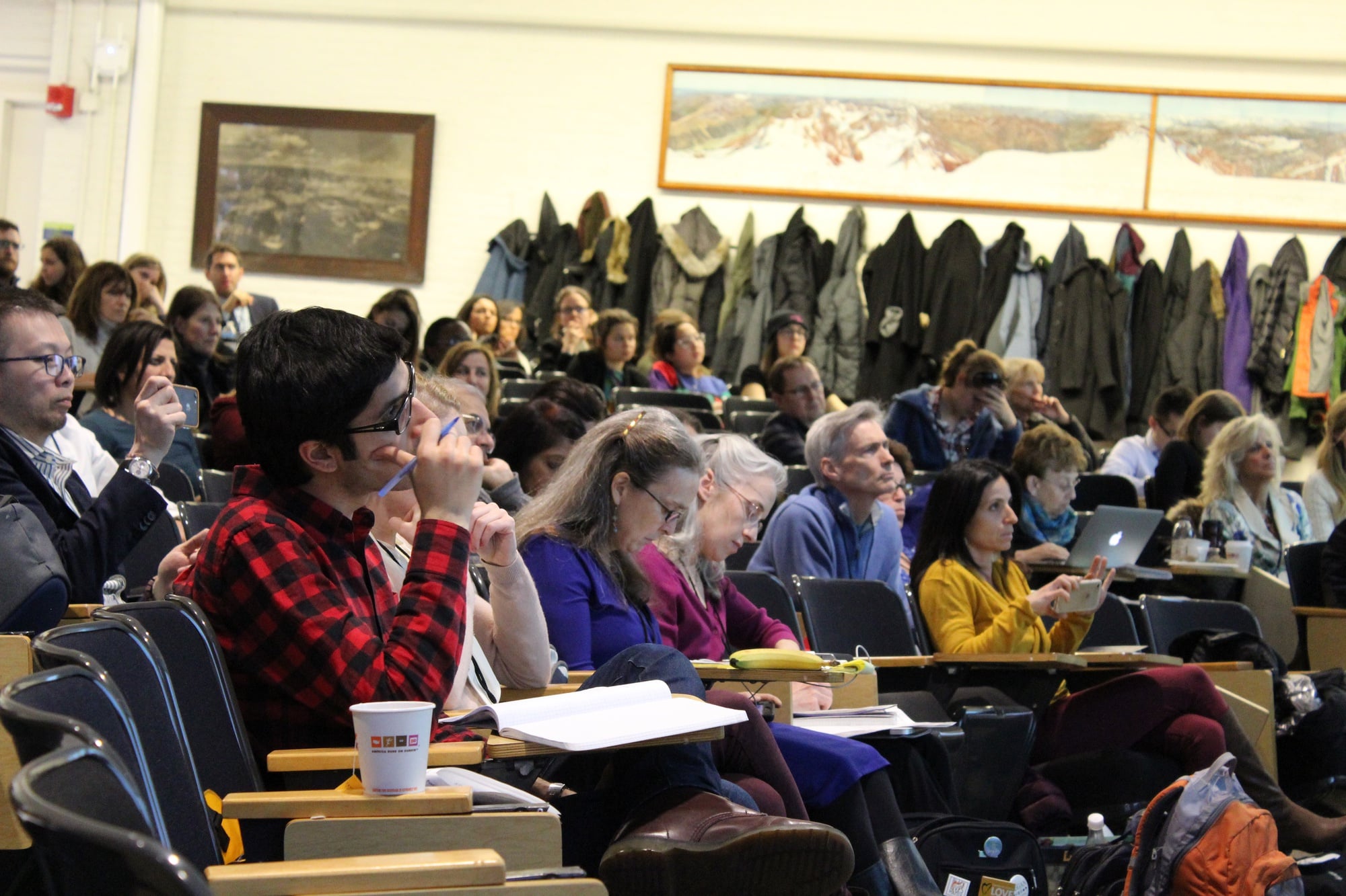 Attendees of the 2017 Ivy League Vegan Conference, which was held from March 24 to March 26. 