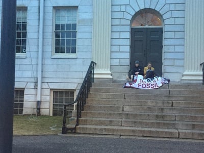 Cover image for Divest Blockades University Hall