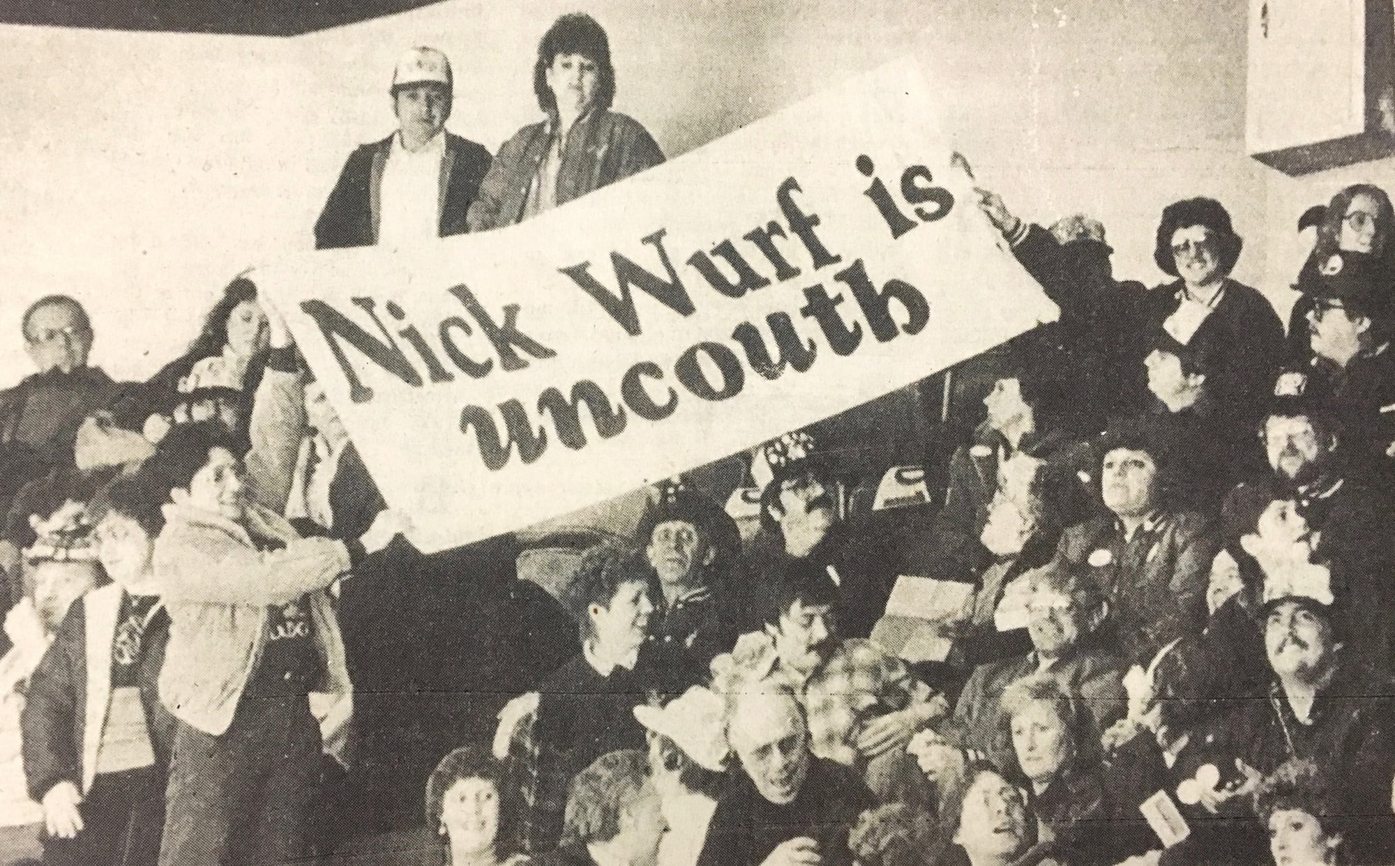 Minnesota-Duluth fans heckled Nick Wurf throughout the night as the Harvard men's hockey team squared off against the Bulldogs in the spring of 1985.