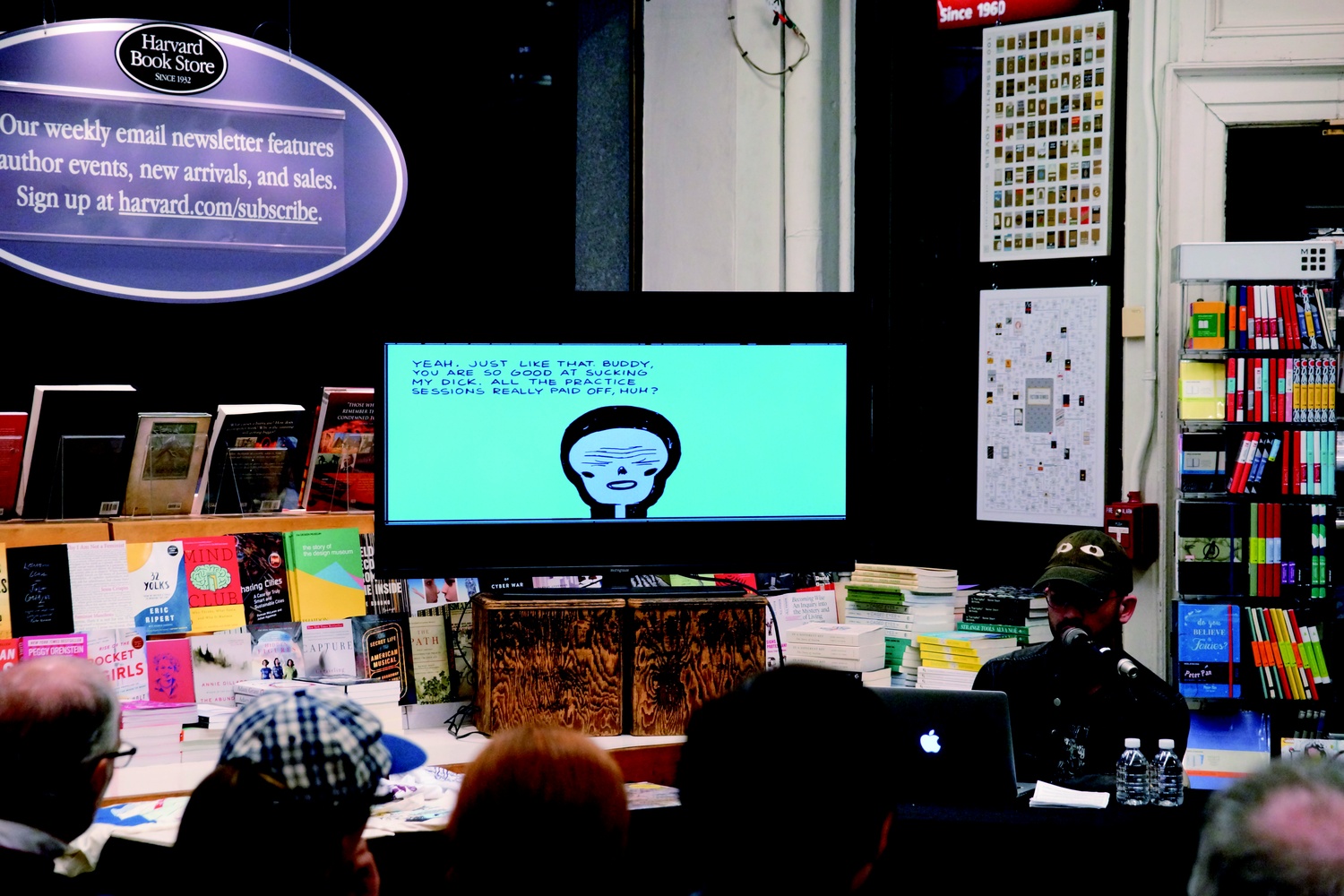 Michael DeForge reads from his comic book, “Sticks Angelica, Folk Hero”, a series of one-page adventures about Sticks Angelica. 