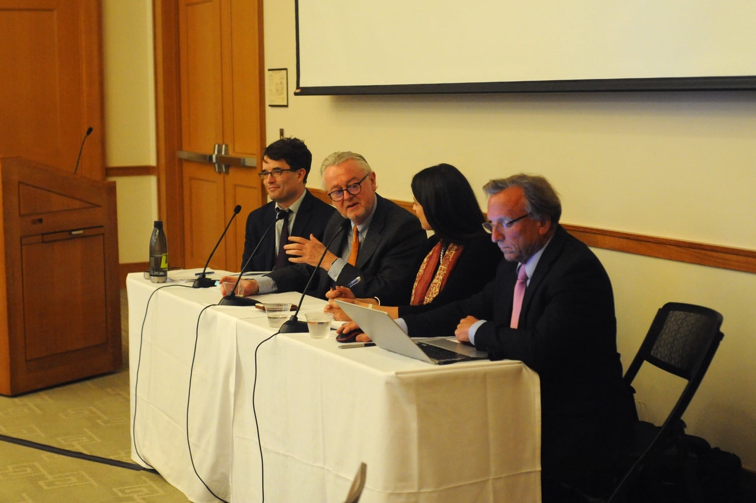 HLS professors Alex Whiting and Middlesex University London professors William A. Schabas and Donald M. Ferencz speak about the importance of holding perpetrators of aggressive war accountable to international law. 