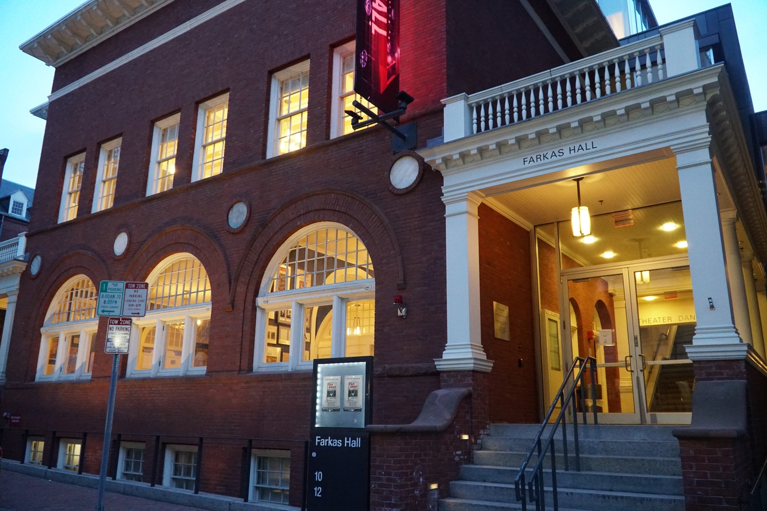 Farkas Hall is the home of the College’s newest undergraduate concentration, Theater, Dance and Media.