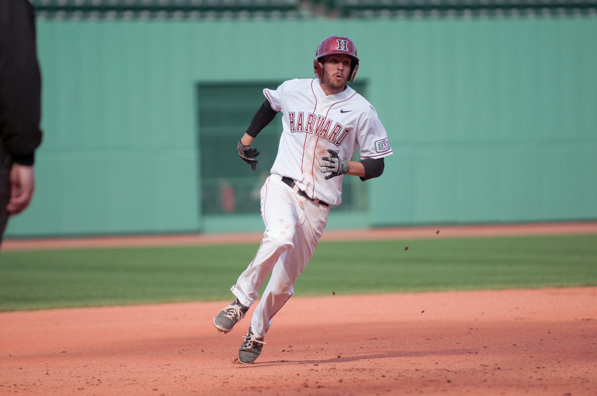 Oakland Athletics prospect, Mike Martin, rounds the bases against Northeastern in 2015's Beanpot. 
