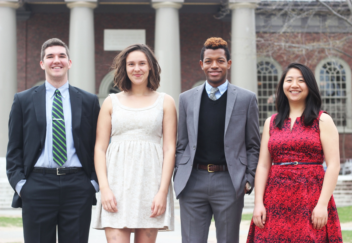 Jonathan S. Roberts ’17 and Bessie X. Zhang ’17 will deliver the Harvard orations at the 2017 Class Day Exercises, and Rachel J. Stromberg ’17 and Declan P. Garvey ’17 will present the Ivy orations.
